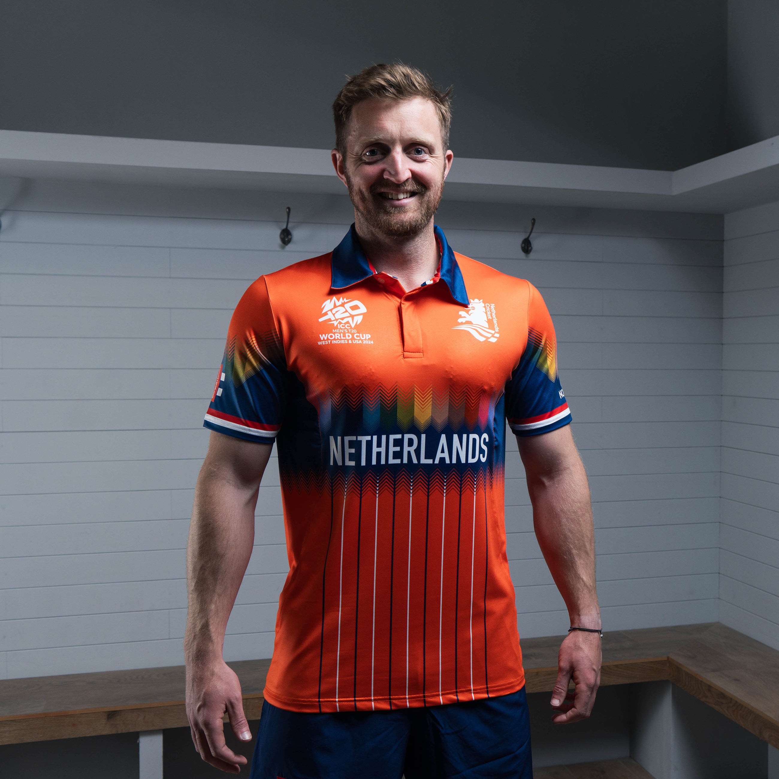 Netherlands T20 World Cup 24 Shirt - Men's Short Sleeve