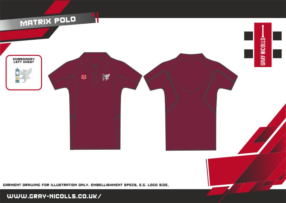 ccfc14001leisureshirts matrix polo shirt maroon.jpg