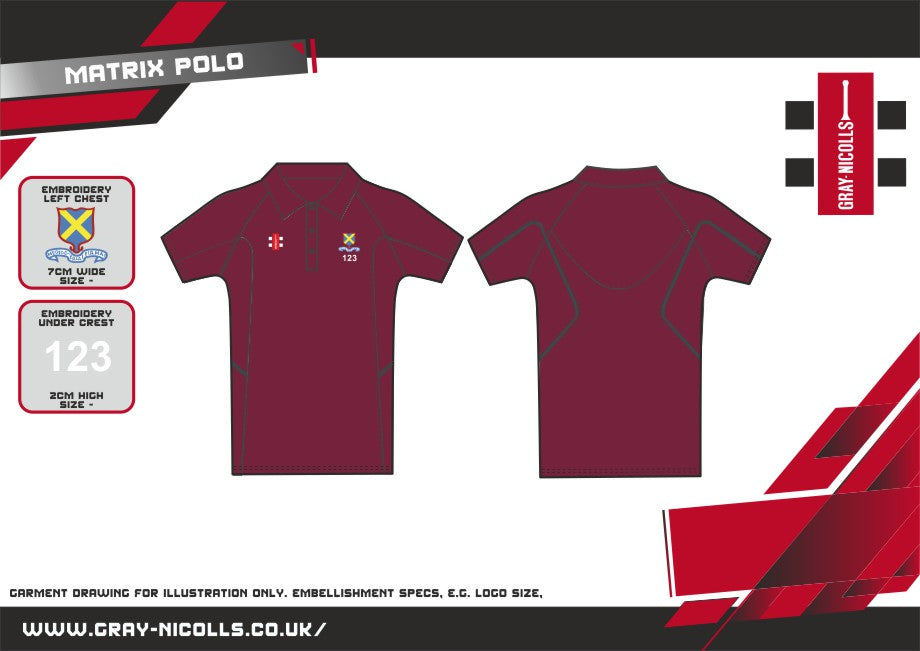 ccfc14001leisureshirts matrix polo shirt maroon.jpg