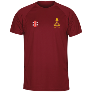 ccfd14001leisure shirt matrix tee maroon.png